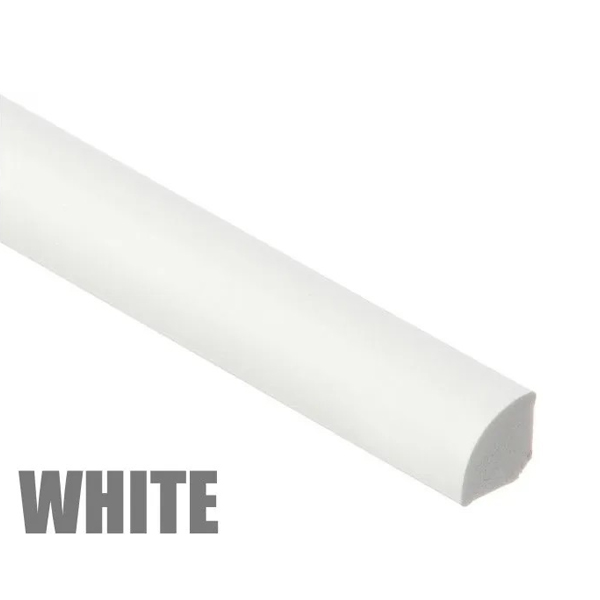 UPVC Plastic Window Door Skirting Quadrant Trim - 14mm 