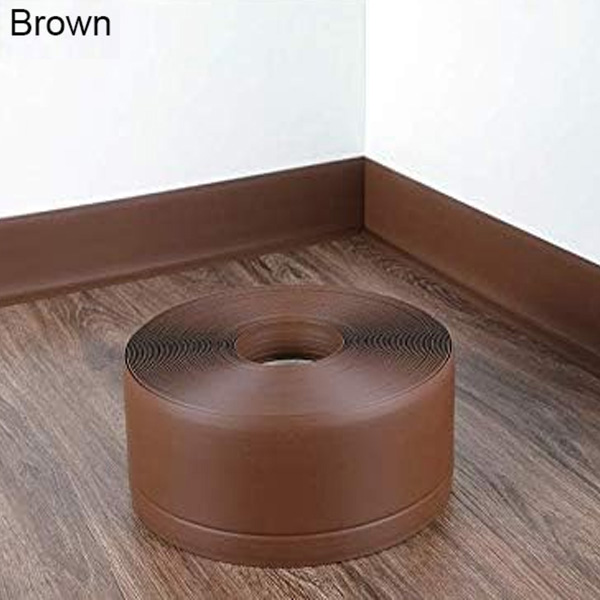 Self Adhesive Flexible 50mm x 20mm PVC Skirting Board For Walls & Floors