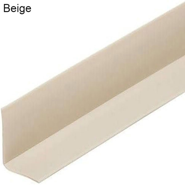 PVC Flexible Skirting Board 28mm x 22mm Self Adhesive Transition Profile Wall Caulk Strip