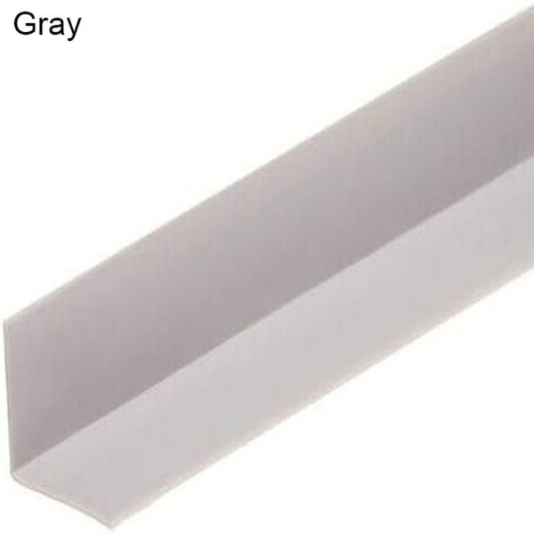 PVC Flexible Skirting Board 28mm x 22mm Self Adhesive Transition Profile Wall Caulk Strip