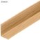 PVC Flexible Skirting Board 28mm x 22mm Self Adhesive Transition Profile Wall Caulk Strip