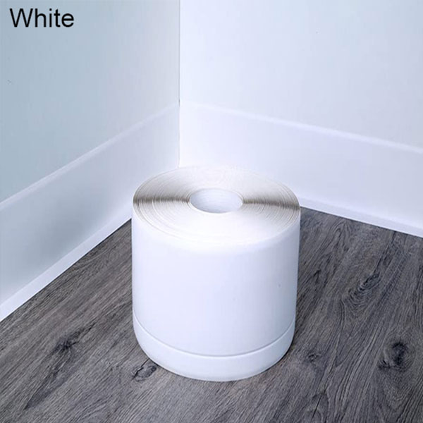 Flexible PVC Skirting Board 1.5mm Thick For Walls & Floors 10m Roll