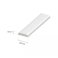 950mm UPVC Architrave White Plastic Glossy Skirting Board - Window / Door Trim (Pack of 5)