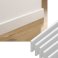 95mm UPVC Skirting Board Architrave Trim Flat Design 