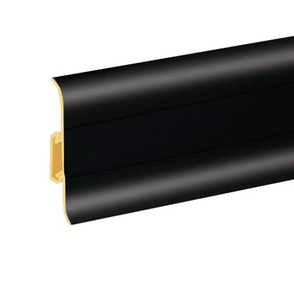 Black Mat Accessories and PVC Skirting Board Flooring Trim 