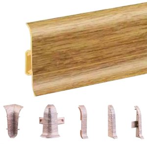 Oak Nevada Accessories and PVC Skirting Board Flooring Trim