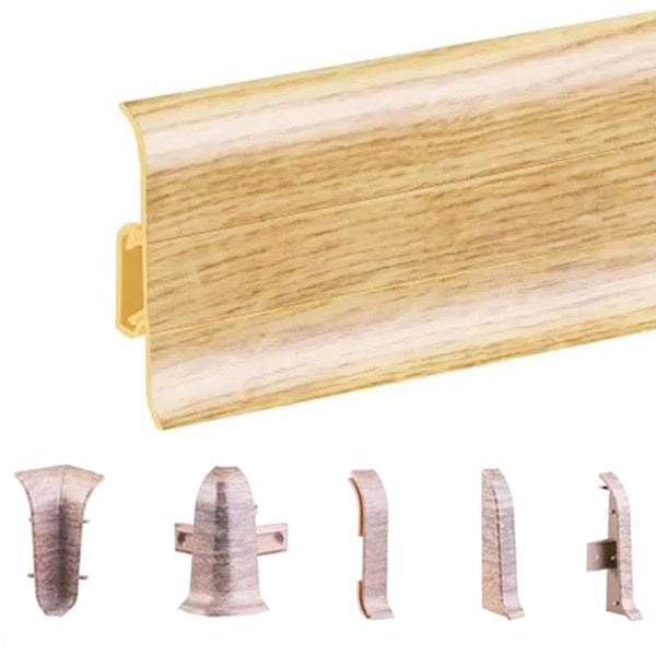 Oak Stave Accessories and PVC Skirting Board Flooring Trim 