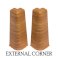 PVC Skirting Board Trim Oak Cantabrian & Cable Cover Flexible Edges Accessories