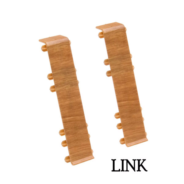 PVC Skirting Board Trim Oak Cantabrian & Cable Cover Flexible Edges Accessories