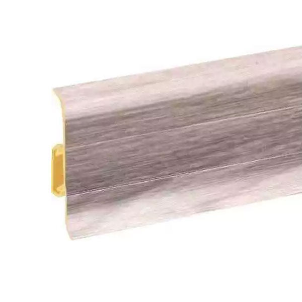 Skandynawian Oak PVC Skirting Board & Flexible Edges with Cable Cover Accessories