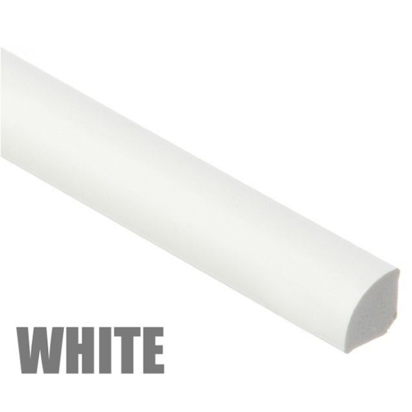 UPVC 18mm Window Door Plastic Skirting Quadrant Trim